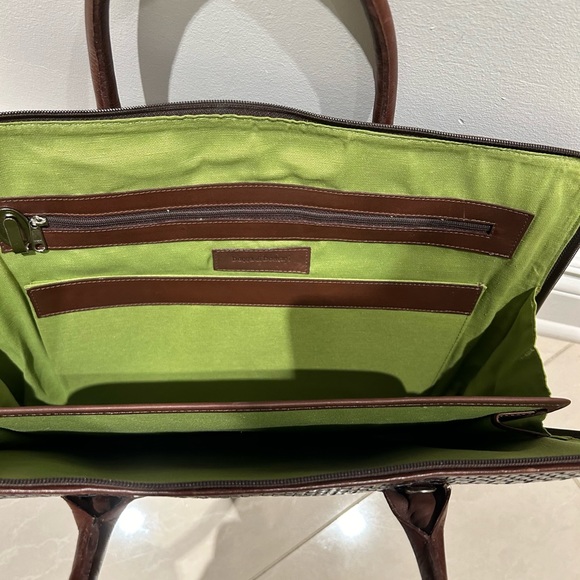 Donna di Domani satchel/briefcase, 💯 leather - Picture 4 of 7